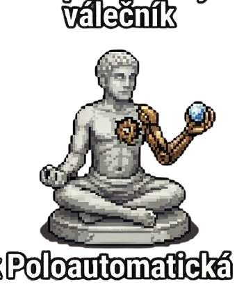Poloautomatická socha